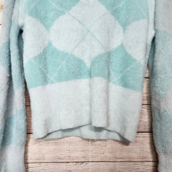 House of Sunny Pullover Cardigan Sweater Women's Size 8 Long Sleeve Wool Feel - Picture 4 of 16